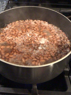 A picture of Pinto Beans With Bacon.
