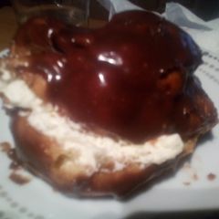 A picture of Chocolate Choux Buns.