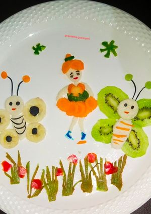 डॉल फ्रूट सलाद (Doll fruit salad recipe in Hindi) रेसिपी मुख्य फोटो