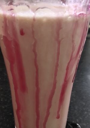 A picture of Gulkand milkshake.