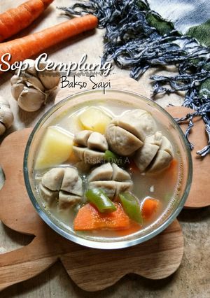 Foto resep Sop Cemplung Bakso Sapi