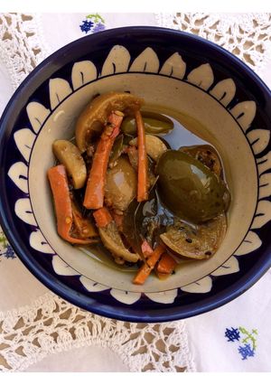 A picture of Pakistani Style Vegetable Pickle - Achaar.