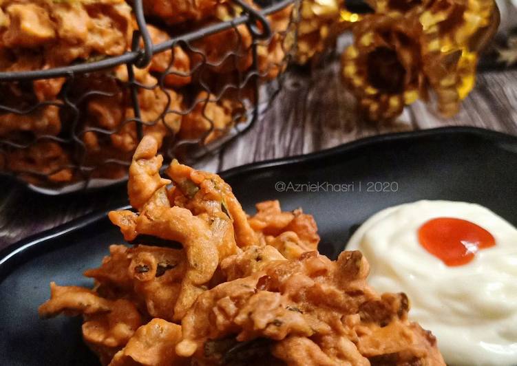 Resepi Spring Onion Pakoray (Cucur Sayur) yang Praktis