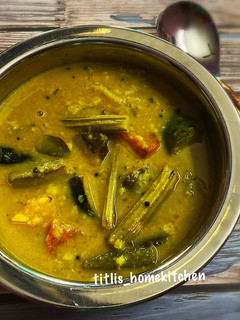 A picture of Sambhar Dal.