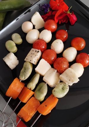Una foto de Huevos de Codorniz en varilla