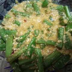 รูปของ Buncis telor asin