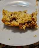 Torta de coco y avena