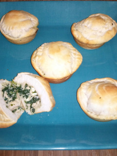 A picture of Stuffed biscuit pies.