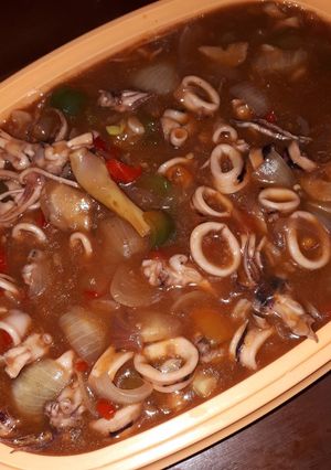 Foto resep Cumi asam manis Pedas