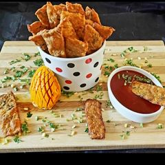 Mango Moong dal Sticks A picture of Mango Moong dal Sticks.