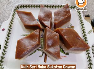 Gambar 👩‍🍳Kuih Seri Muka Gula Merah Sukatan Cawan