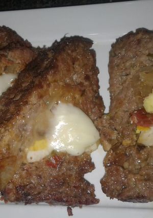 Una foto de Pan ingles de carne relleno 😉