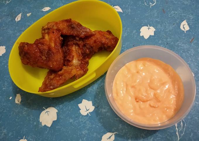 Fire Chicken Wings ala Richeese