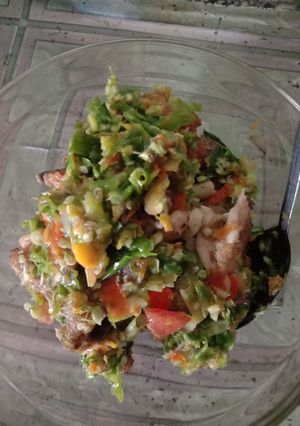 Foto resep Ayam goreng sambel cabe ijo