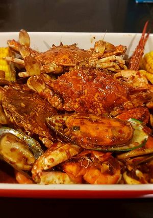 รูปของ กุ้งถัง-ทะเลผัดพริกเผา