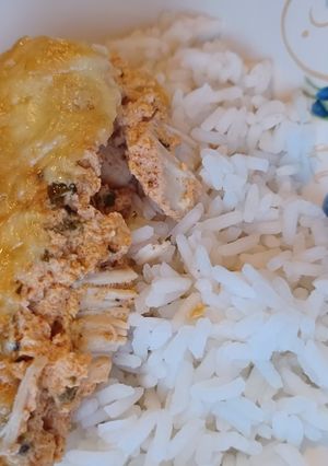 Tejfölös sajtos csirkemell sütőben recept fotója