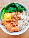 Mie Goreng Instan dengan Saos Gochujang
