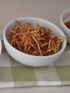 Una foto de Patatas paja