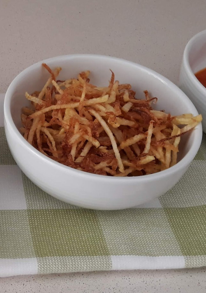 Una foto de Patatas paja