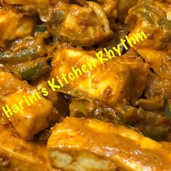 Paneer jalfrezi A picture of Paneer jalfrezi.