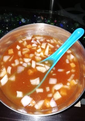 A picture of Tomato soup.