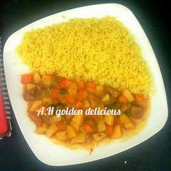 A picture of Curried Rice.