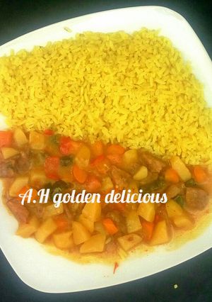 A picture of Curried Rice.