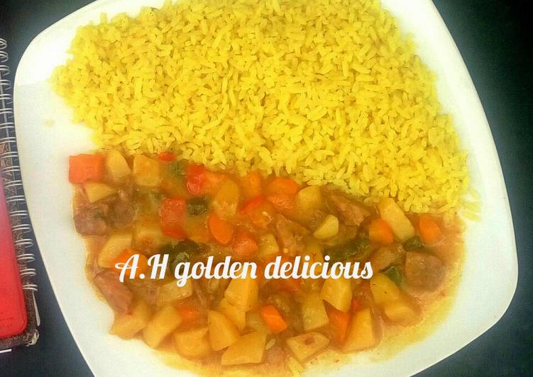 Recipe of Super Quick Homemade Curried Rice | Easy Recipe For Dinner