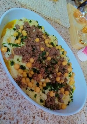 صورة لوصفة فتة حمص