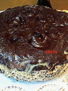 صورة لوصفة طريقة عمل كيك شوكولا هش