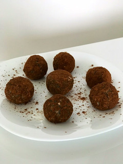 Una foto de Protein balls with cinnamonBolitas de proteína con canela