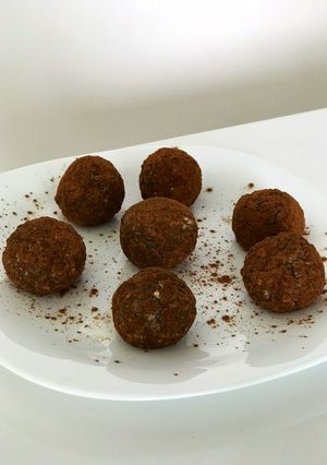 Una foto de Protein balls with cinnamonBolitas de proteína con canela