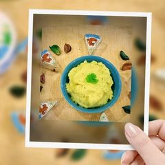A picture of Mashed potatoes.
