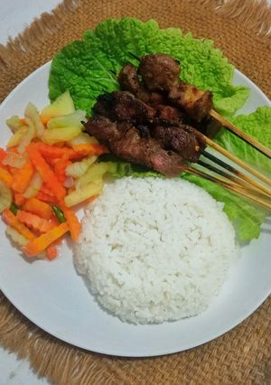 Foto resep Sate daging