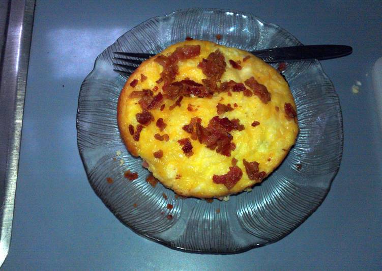 Simple Way to Make Quick cheesy baked omelet