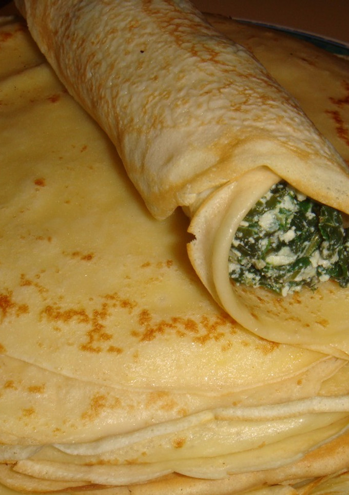 Una foto de Masa panqueques para canelones