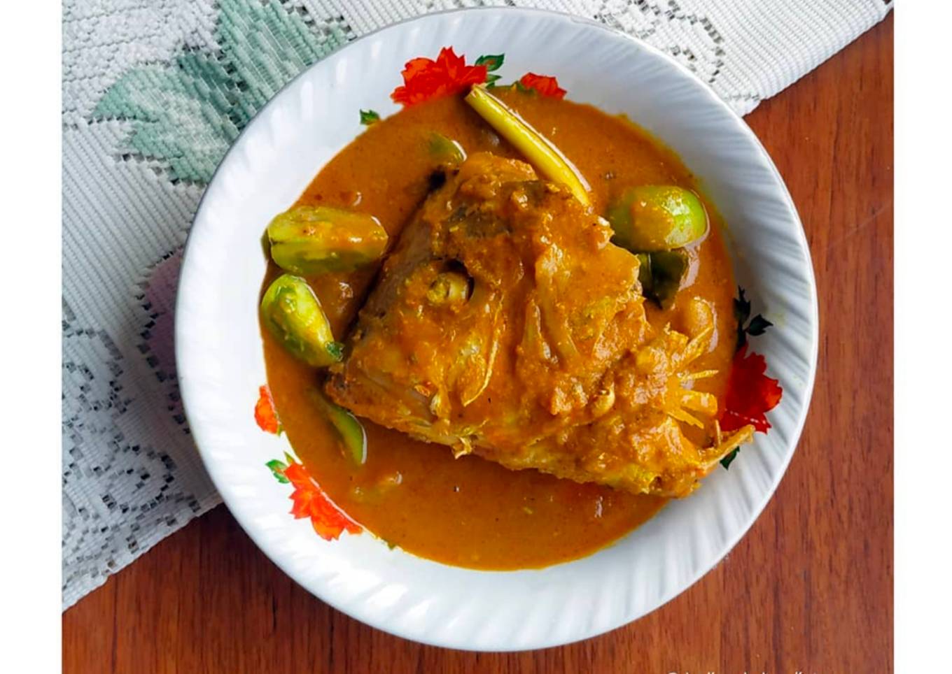 Gulai kepala ikan kakap