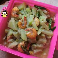 A picture of Sayur lodeh labu siam.