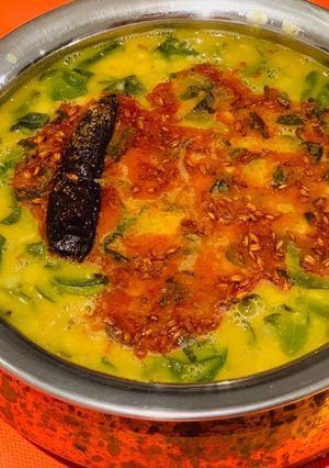 A picture of Daal Palak.