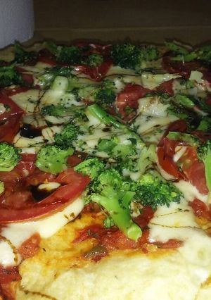 Una foto de Pizza casera