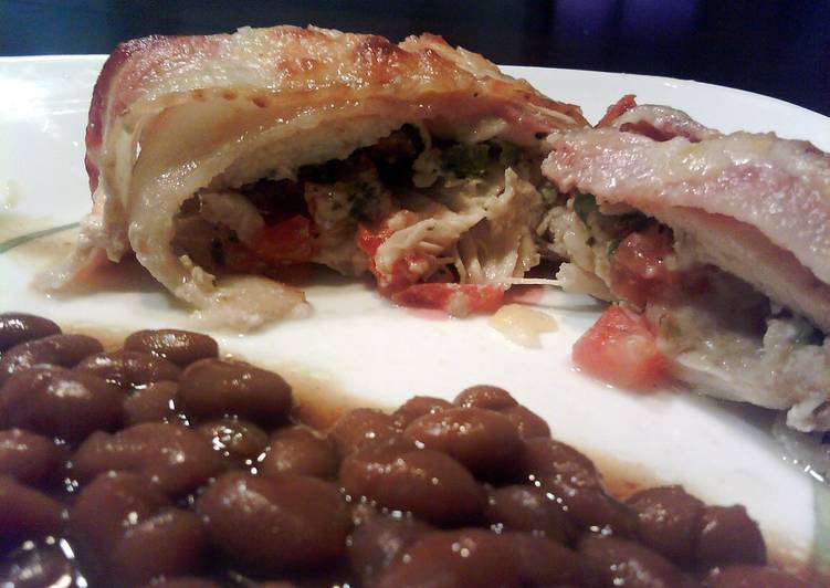 Recipe of Homemade Stuffed Bacon Wrapped Chicken