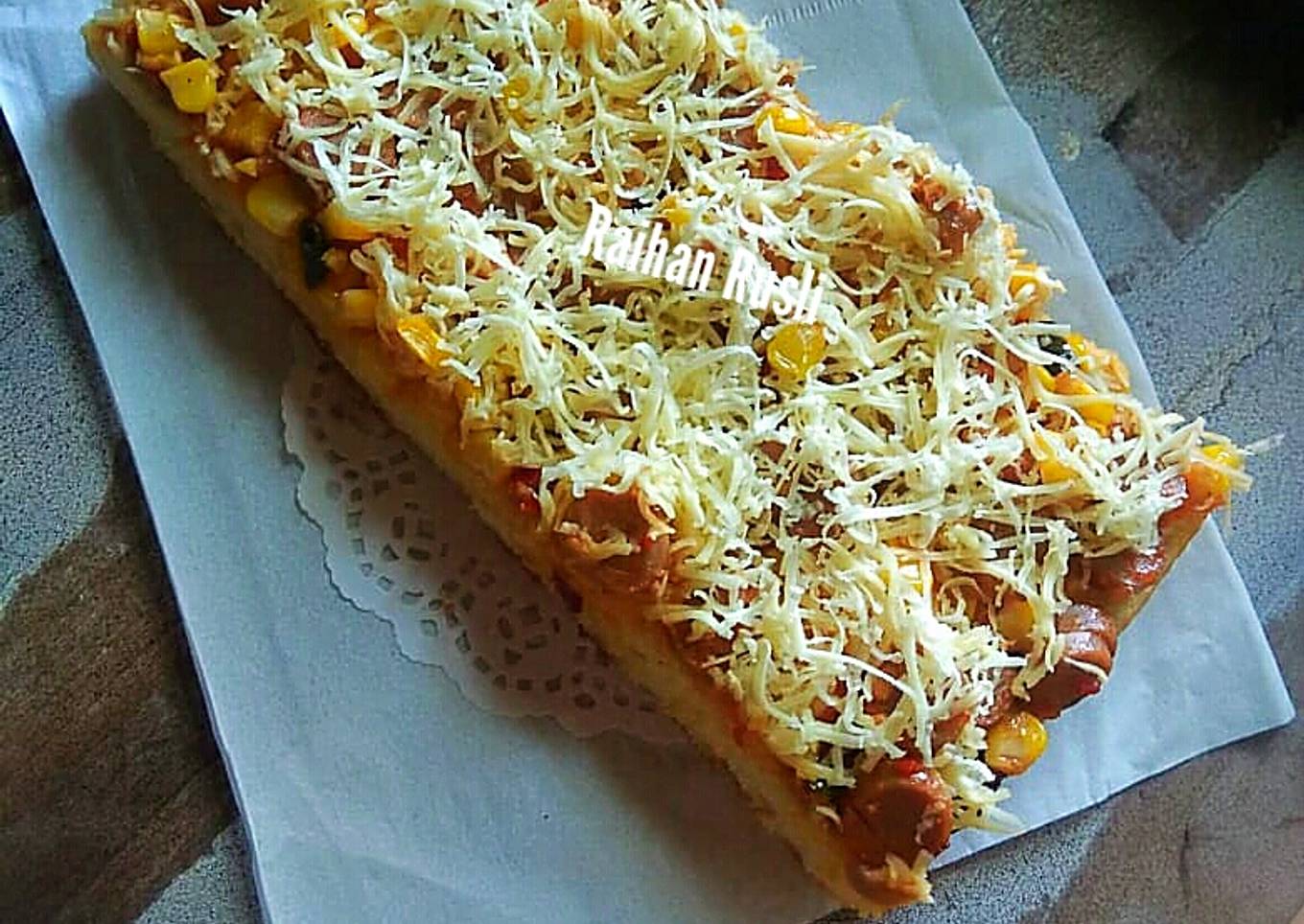 Pizza Teflon Sosis Jagung