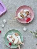 Es Cream Yogurt isi Cookies Kacang Cokelat