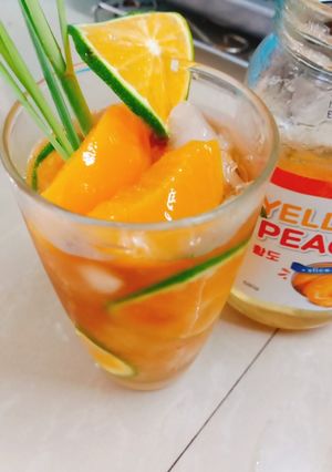 Hình của món Trà đào cam sả.