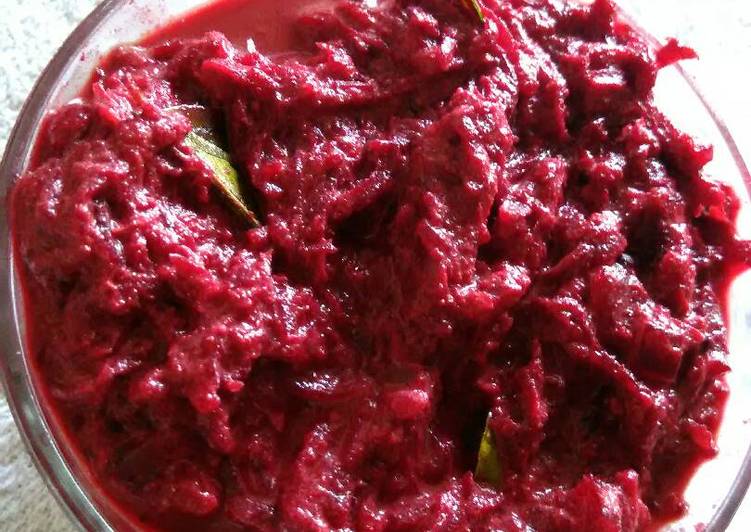Recipe of Any-night-of-the-week Beetroot pachadi
