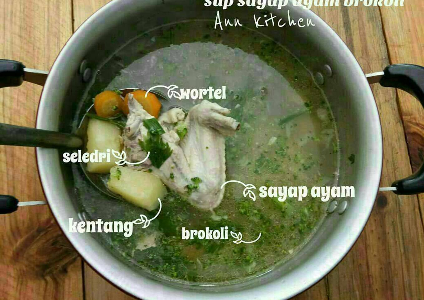 Sup ayam brokoli