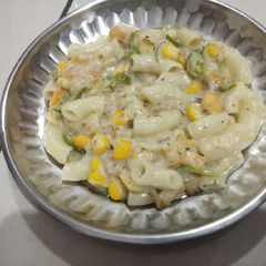 White sauce pasta A picture of White sauce pasta.