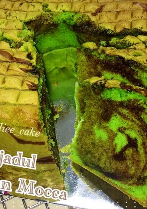 Foto resep Bolu jadul pandan mocca