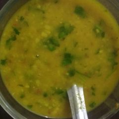 A picture of Yellow moong dal.