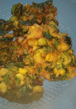 Foto resep Dadar jagung + bawang pre sledri super banyak